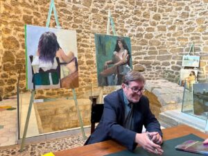 Luis García Montero en la clausura de la Feria del Libro en Paredes de Nava