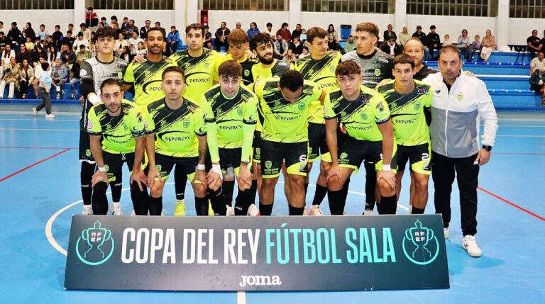 Equipo de fútbol sala Deporcyl Guardo FS en la Copa del Rey