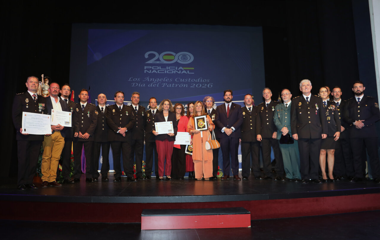 Acto de celebración del Día del Patrón de la Policía Nacional en Palencia