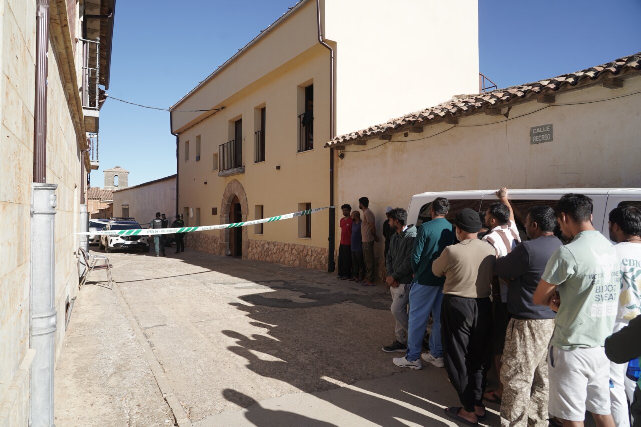 Rubén Cacho / ICAL . Un fallecido y un herido grave por una agresión con arma blanca en el albergue de Tordehumos (Valladolid)