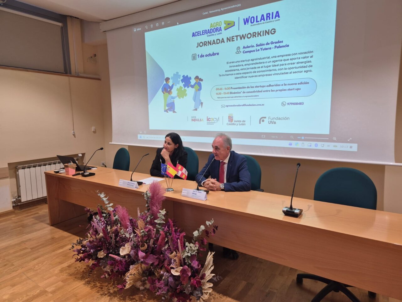 Presentación de startups en la Agroaceleradora de Castilla y León en Palencia