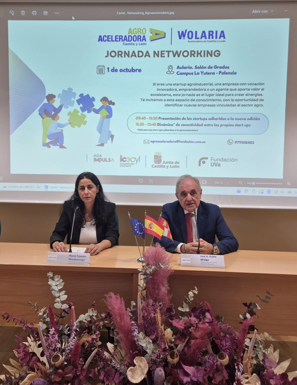Presentación de startups en la Agroaceleradora Wolaria en Palencia