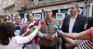 Samuel Vázquez de Vox hablando sobre la inseguridad en Palencia